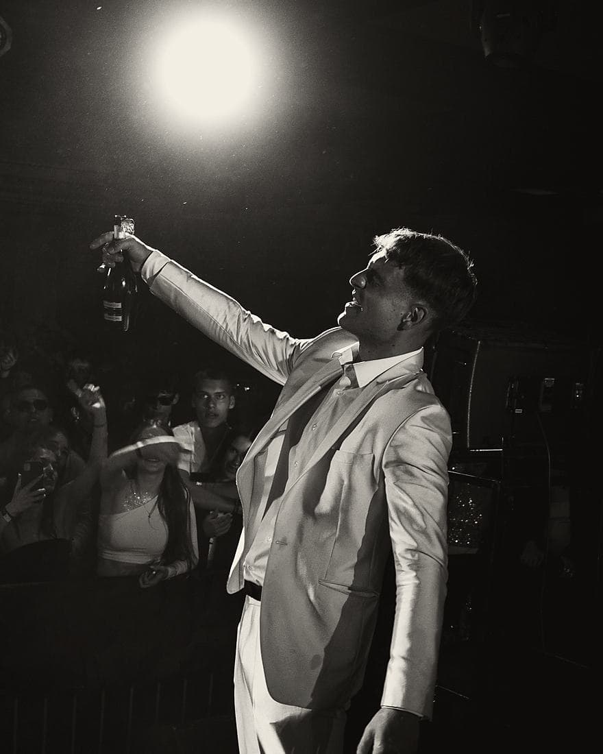 A toast under the spotlight